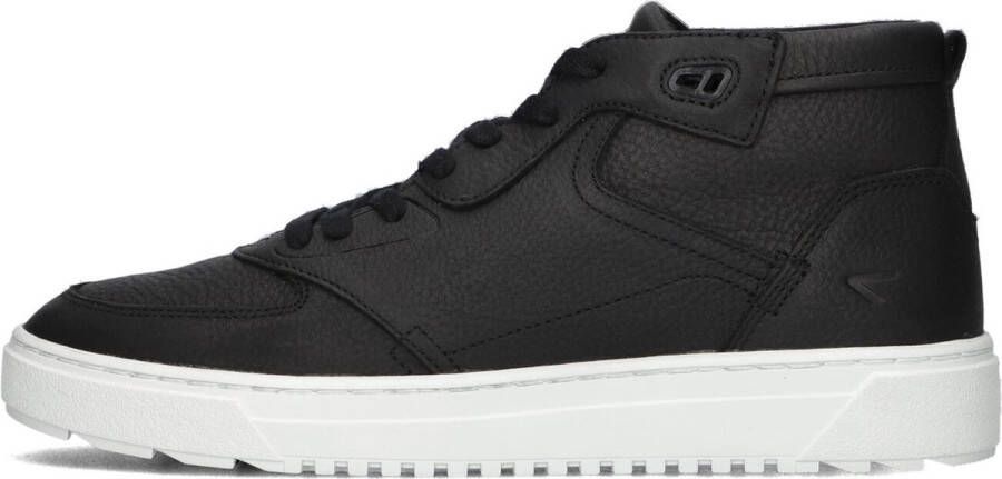 Hub Nevada Hoge sneakers Leren Sneaker Heren Zwart