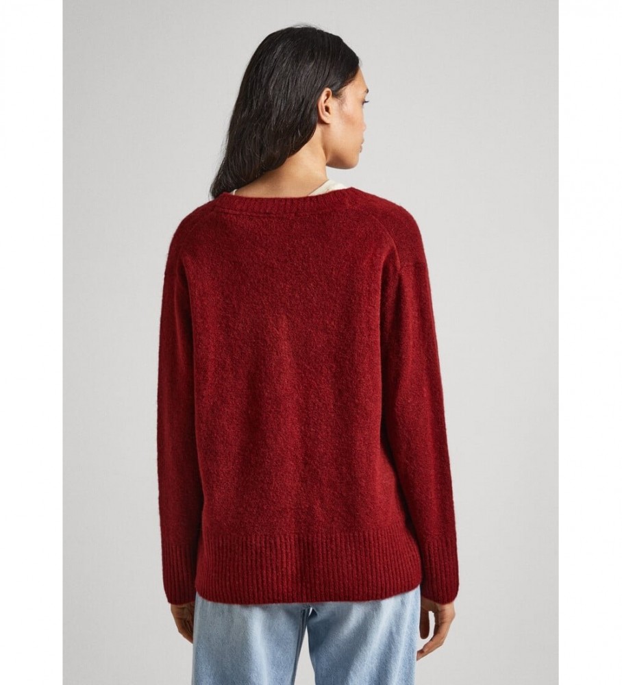 Camisola Pepe Jeans Denisse bordô