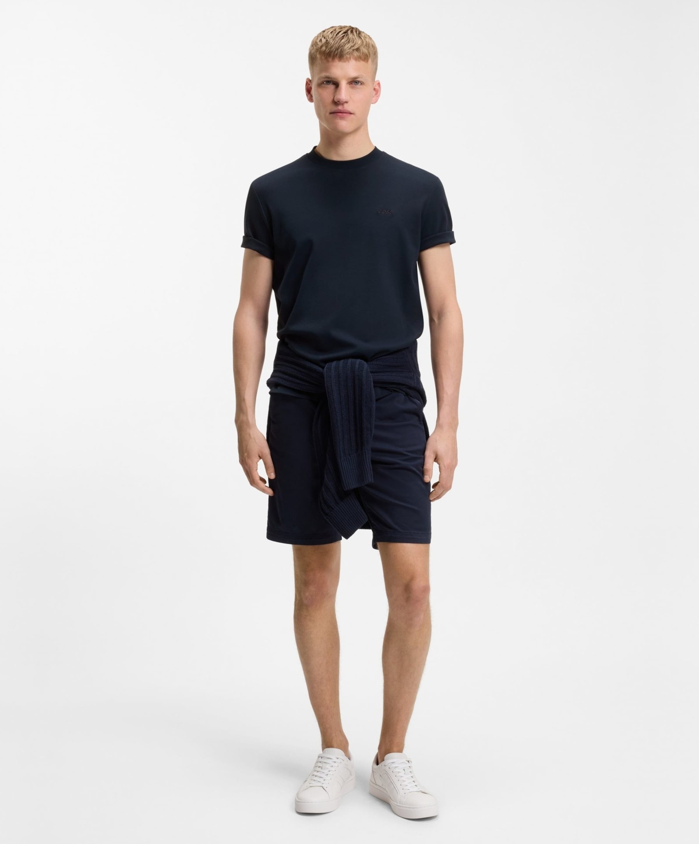 Boss Orange Heren T-shirt blauw