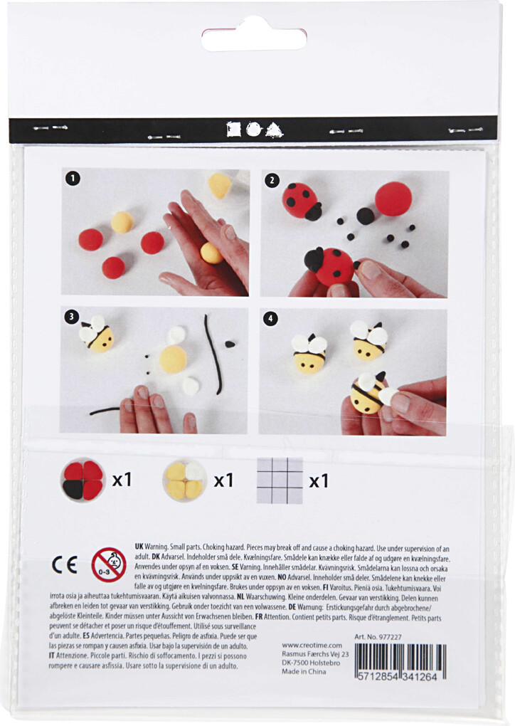 Silk Clay - Diy Kit - Kryds Og Bolle Spil