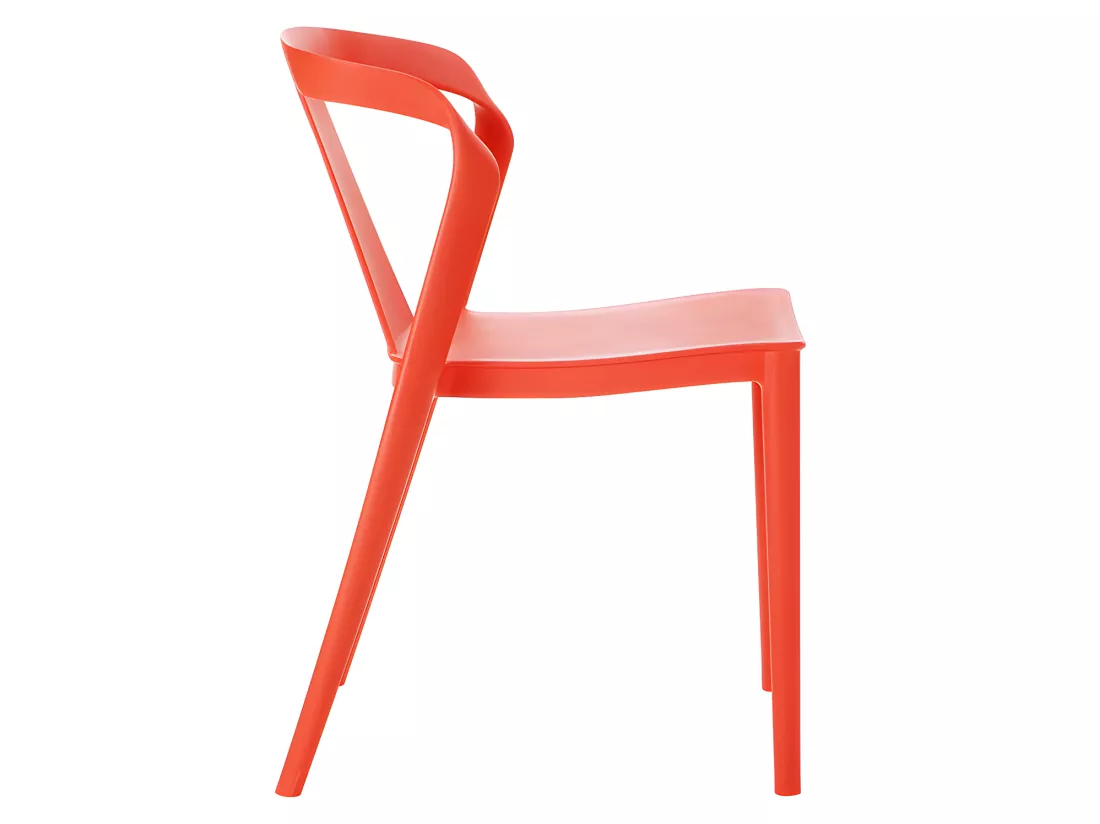 Lot de 2 chaises de jardin - Orange - VOLTERRA de MYLIA