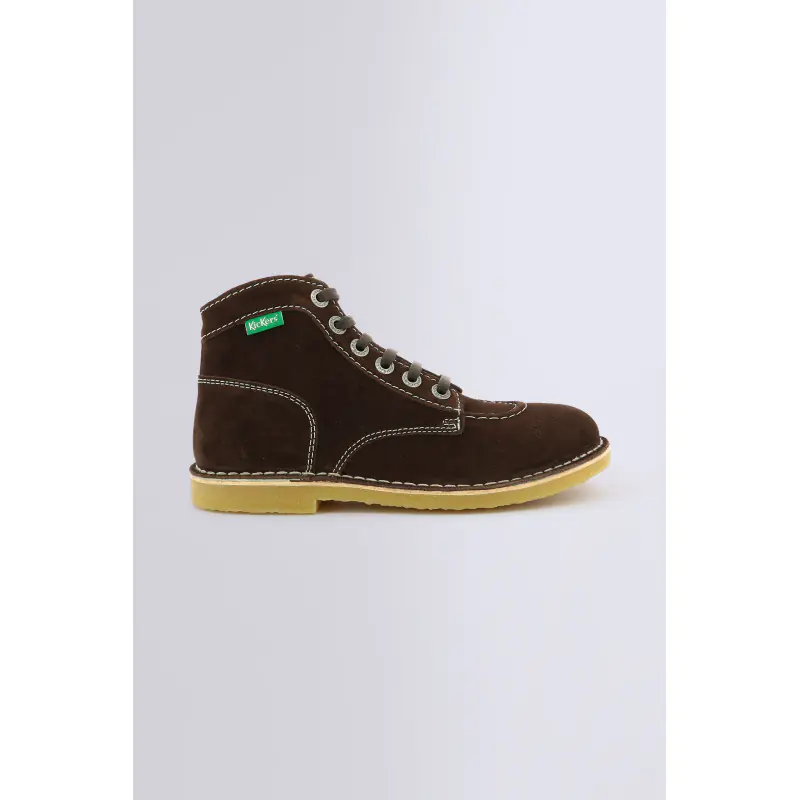 KICKLEGEND MARRON FONCE BOTTINES Cuir Femme