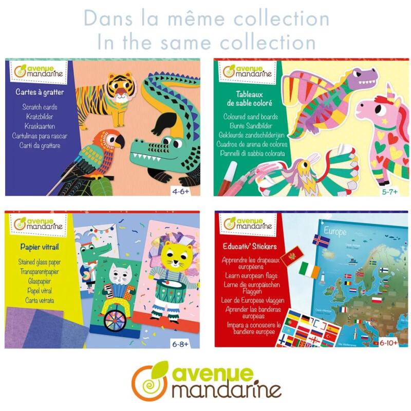 Boîte créative, Apprendre les drapeaux européens - Multicolore