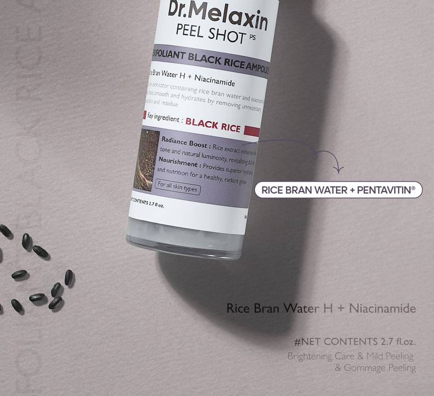 Dr.Melaxin - Peel Shot Exfoliant Zwarte Rijst Ampul