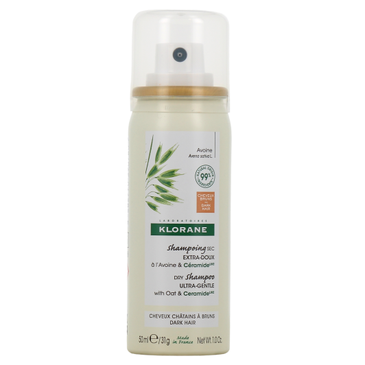 Klorane Shampoing Sec Avoine Céramide cheveux bruns