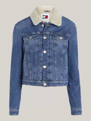 Jaqueta jeans Izzie Teddy da Archive