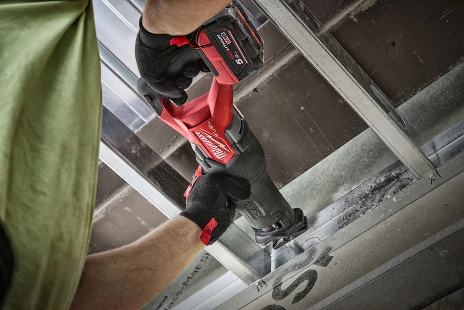 Milwaukee M18 FSZ-502X 18V Li-ion accu reciprozaag set (2x 5.0Ah accu) in HD Box - koolborstelloos - snelwissel