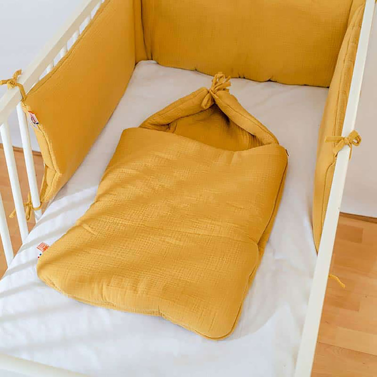 Papate Nid d'Ange en Coton Bio honey - 75x75 cm