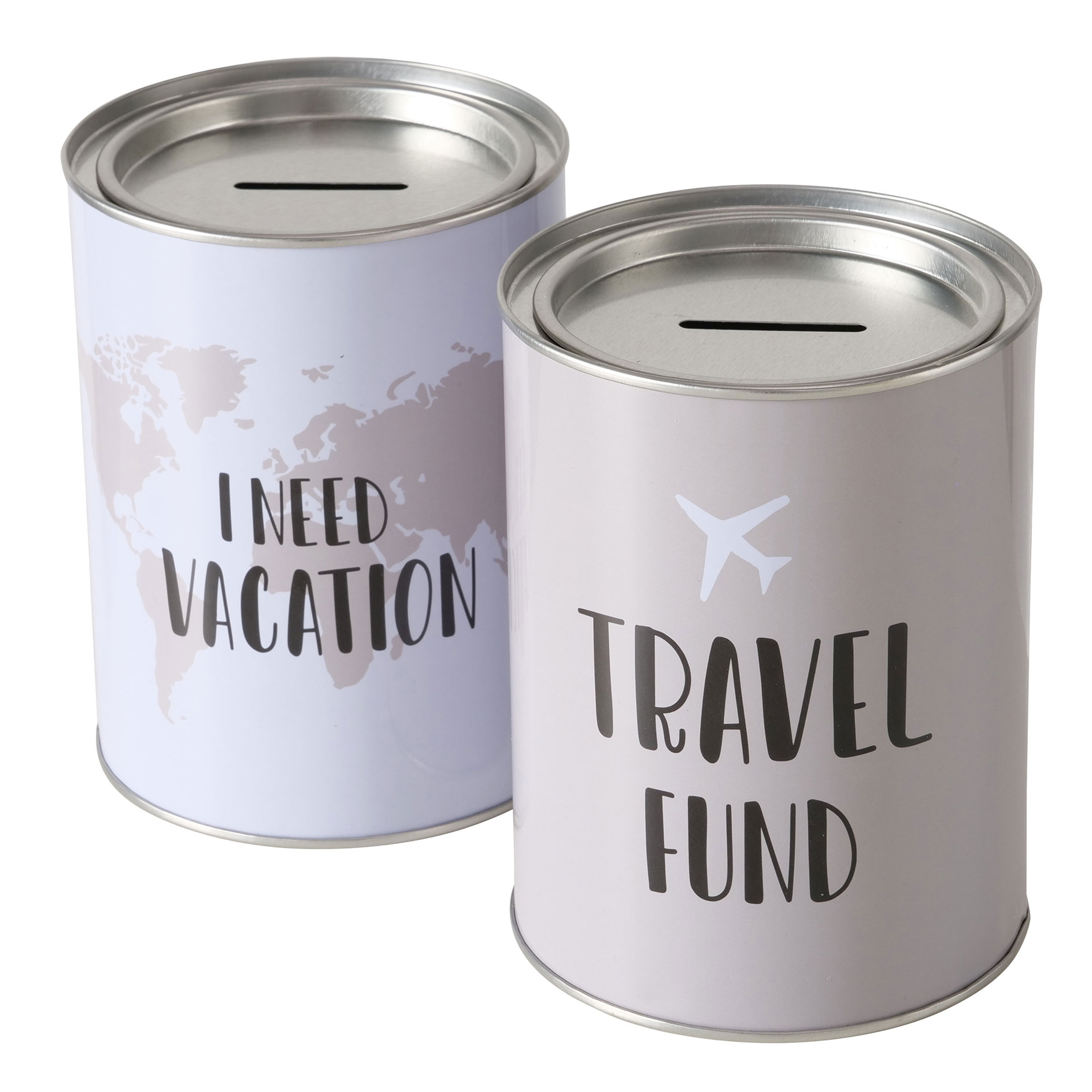Spardose TRAVELKASSE - sortiert - 14 cm hoch