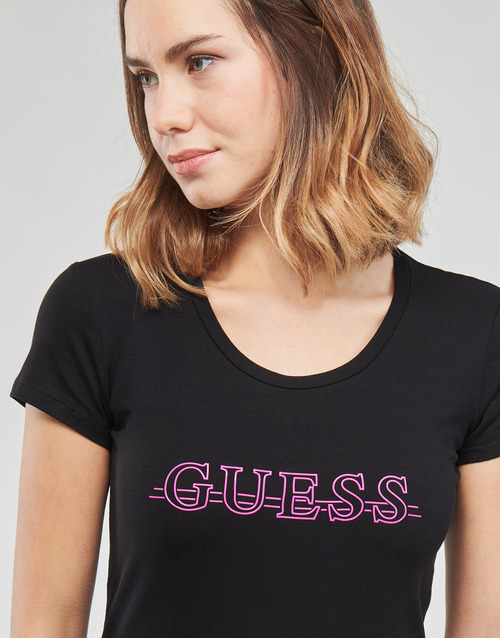 Guess - SS RN DAVINA TEE - Noir