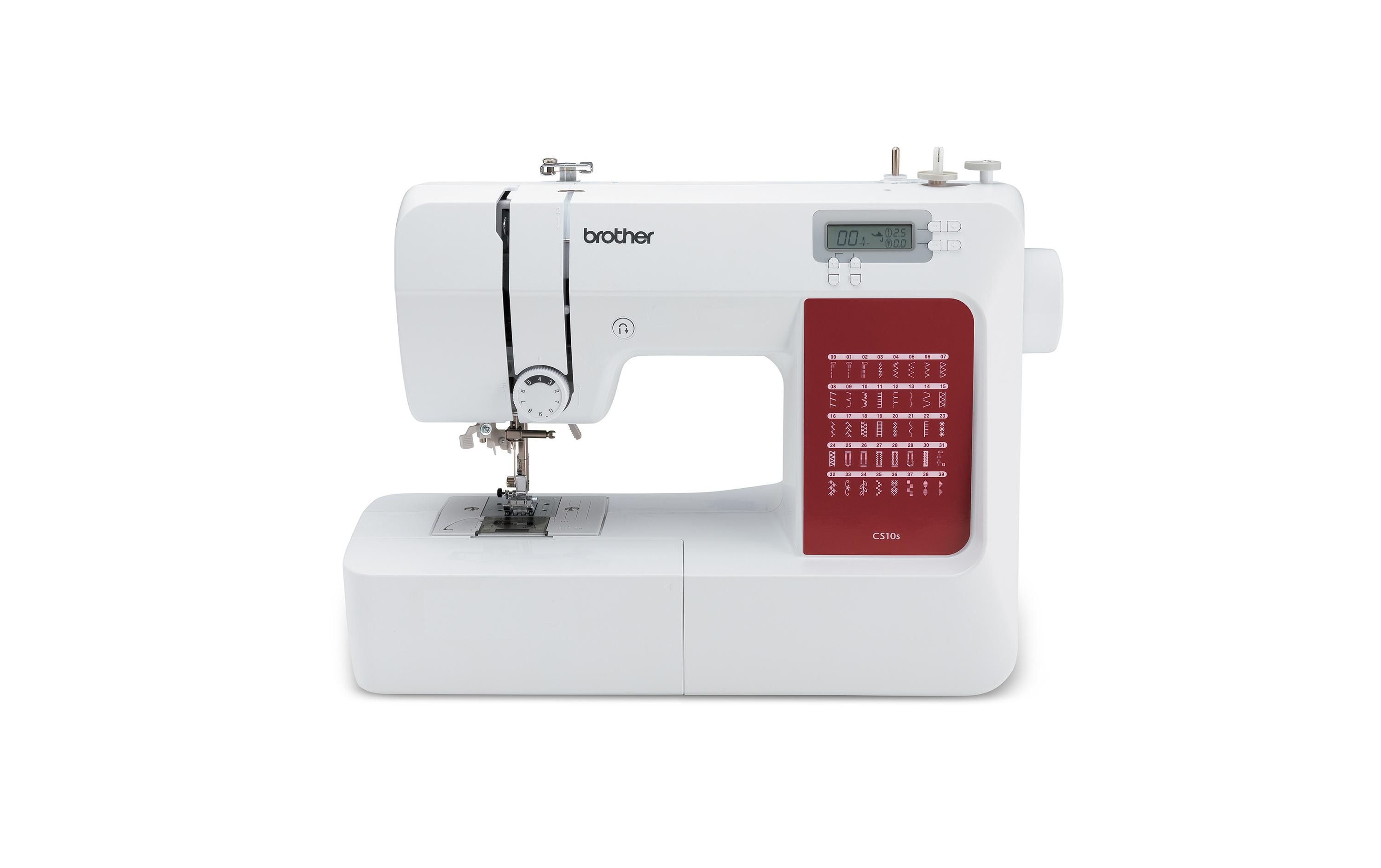 Nähmaschine CS10s Weiss<br>Computer Nähmaschine mit Softhaube