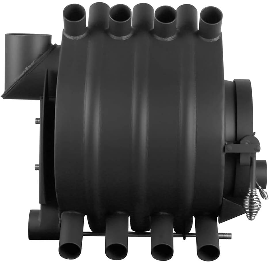 Warmluftofen Kanuk® Original 9,5 kW - Werkstattofen - Schwedenofen - Zulassung für Deutschland, Österreich und Schweiz - BimSchV (ohne Seitenverkleidung, ohne Untergestell)
