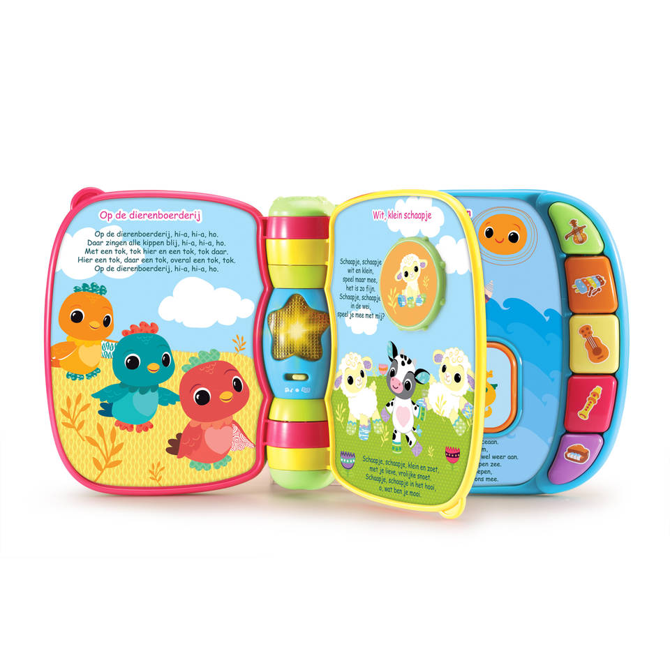 VTech Baby dierenvriendjes liedjesboek - blauw