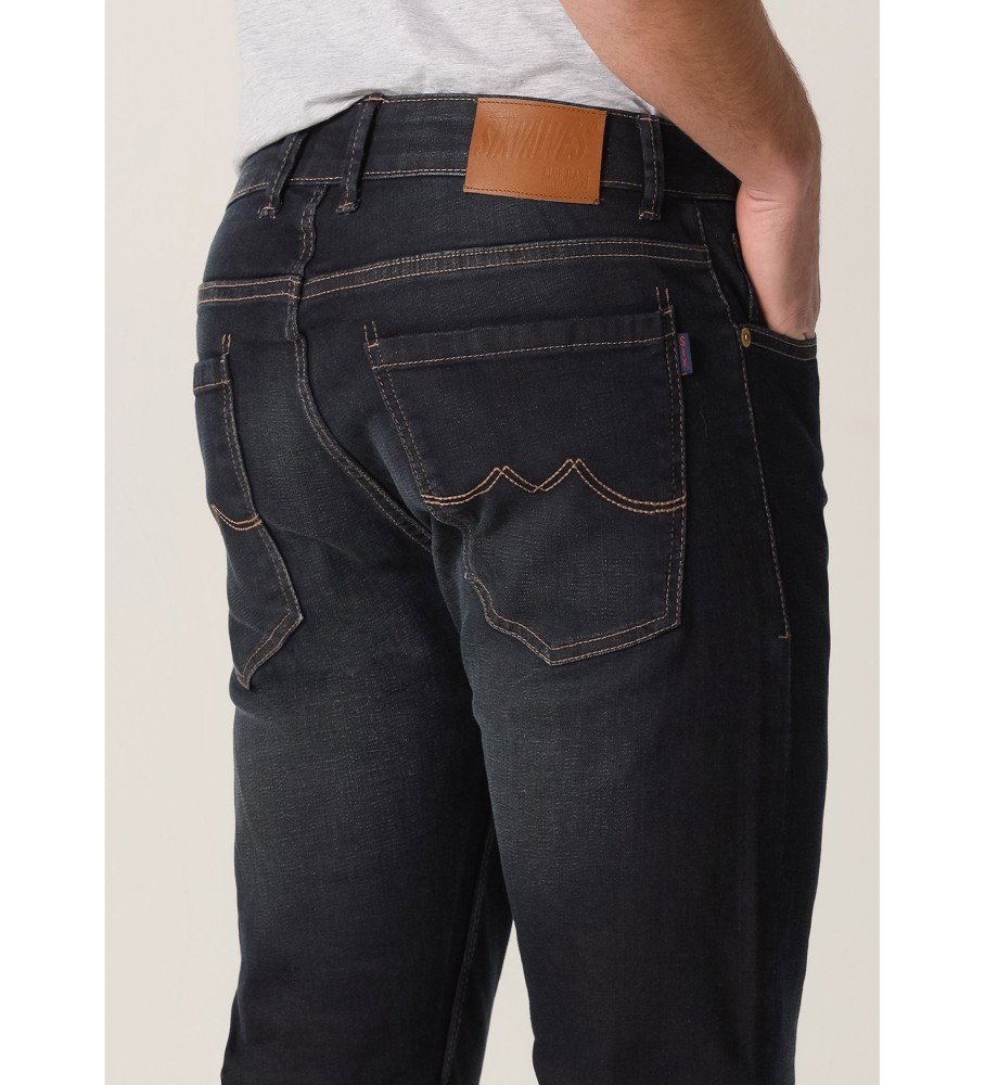 Calça jeans Six Valves 136334 azul marinho