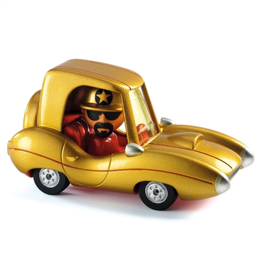 Køb Djeco Crazy Motors Racerbil Golden Star