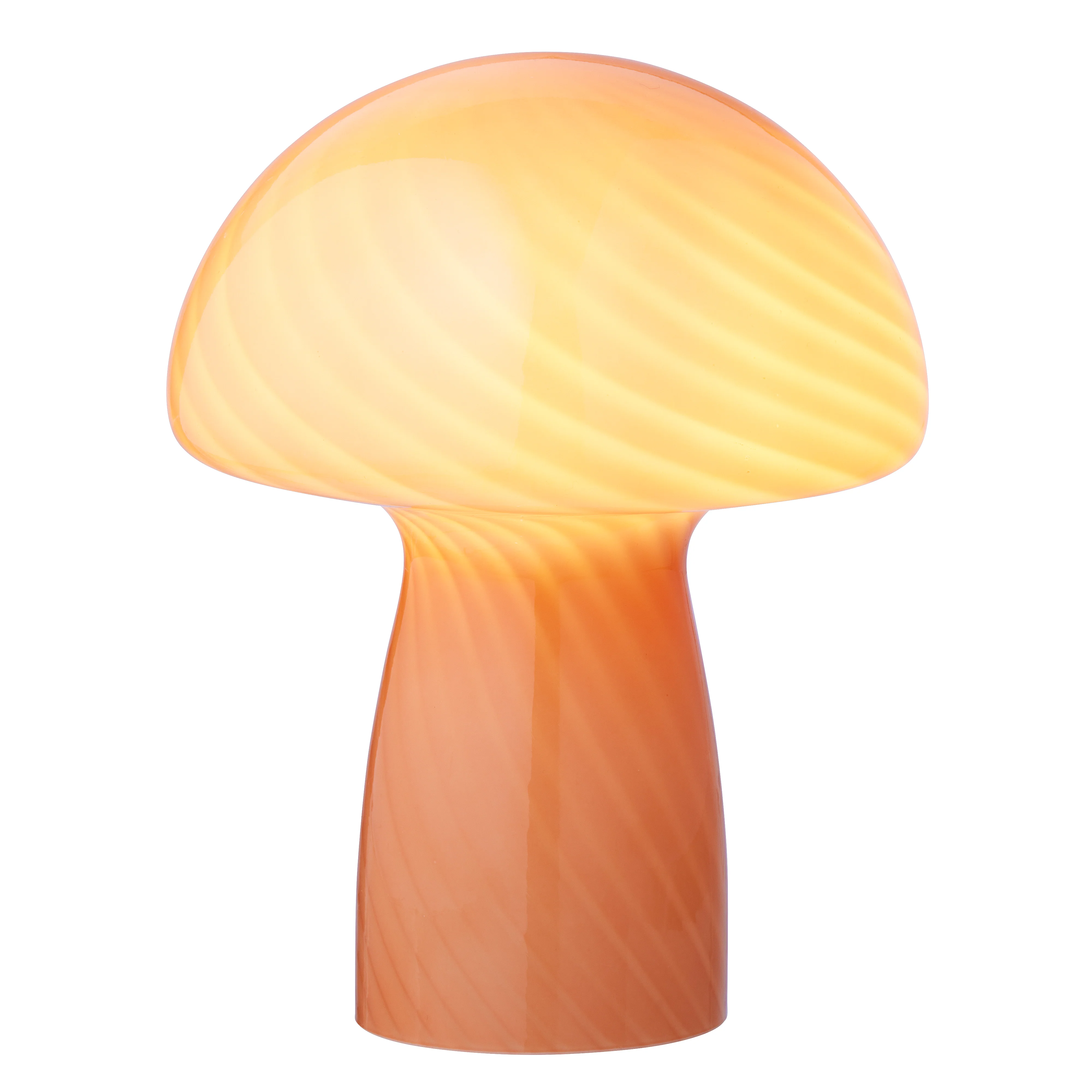 Bahne Interior  Mushroom bordlampe, orange - H23 cm.
