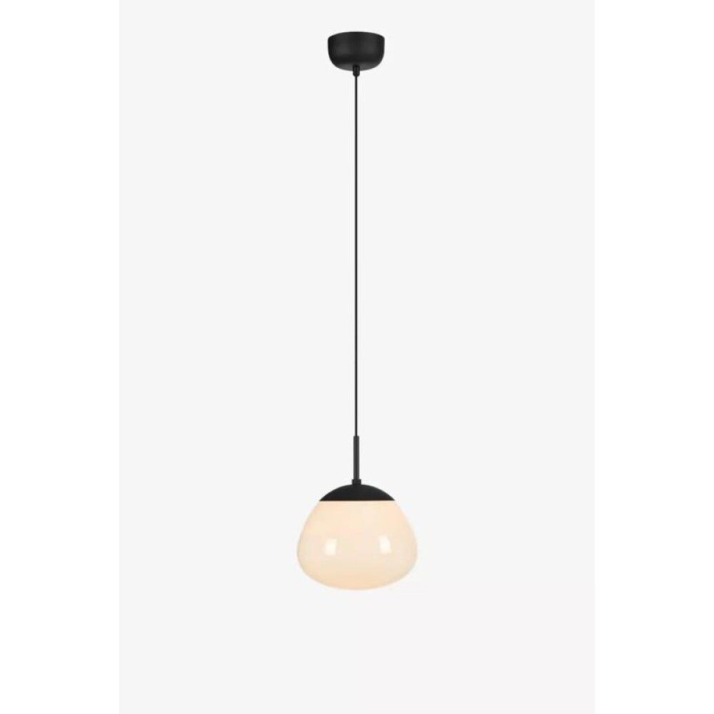 TAKLAMPE MARKSLÖJD RISE SVART/HVIT E27