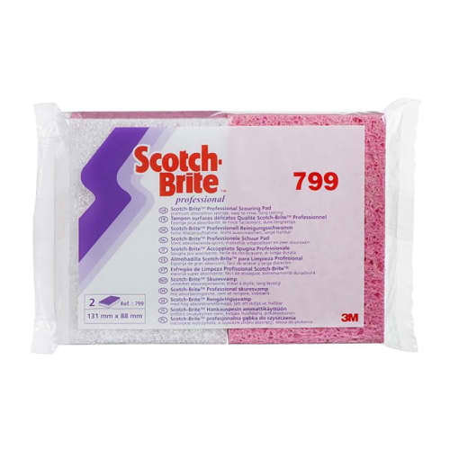 Eponges grattantes blanches Scotch brite
