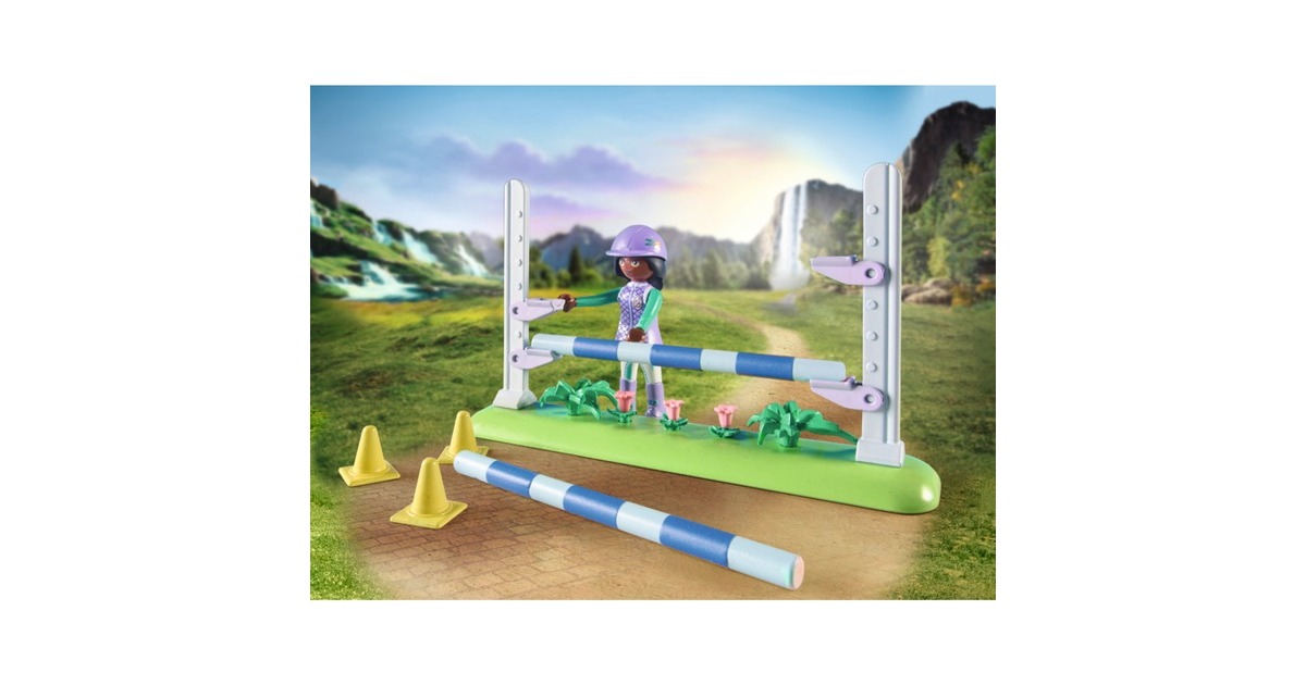 PLAYMOBILHorses of Waterfall - Zoe en Blaze speelset Constructiespeelgoed  (71355)