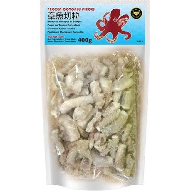 Golden Diamond Bevroren Octopus in Stukjes 400g