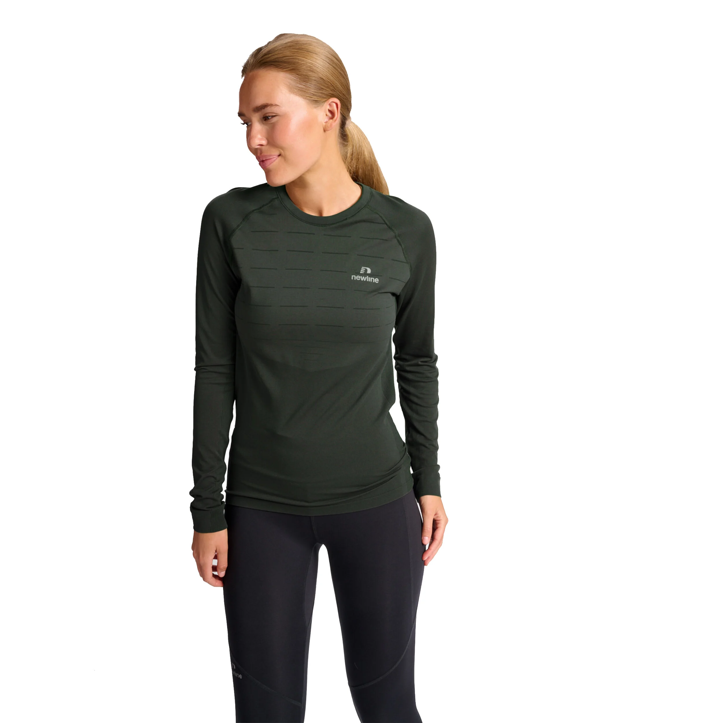 Newline Pace Seamless Top De Course Femmes - Beige