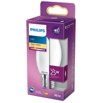 Philips LED kaars E14 25W mat niet dimbaar