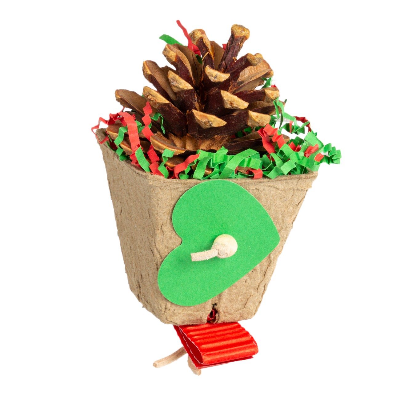 HappyBird Knabberspielzeug Pinecone Cup