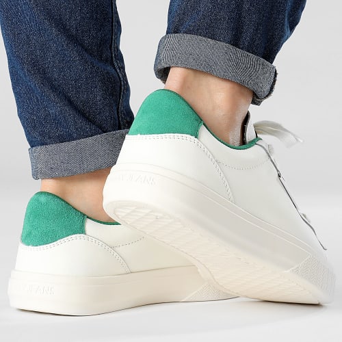 Baskets Femme Cuspole Sneaker Essential 2508 Ivory Cape Green
