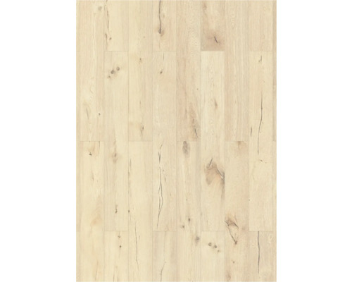 GREEN VINYL vinylvloer, crème eiken landelijke plank, klikverbinding, 1290 x 173 x 4,0 mm