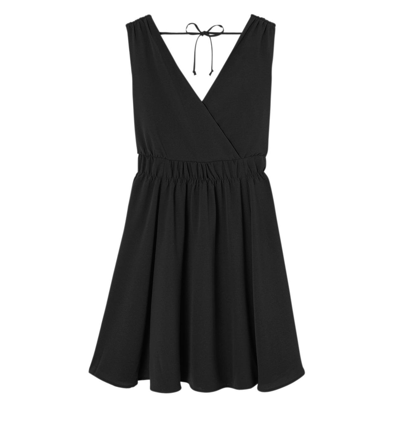 Robe courte unie Femme - Noir