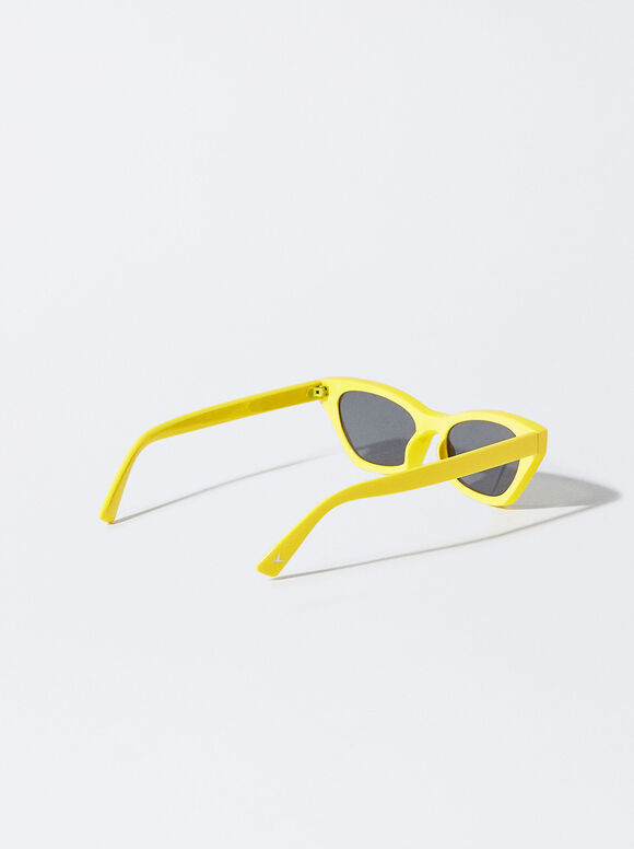 Óculos de Sol Olho de Gato - Amarelo