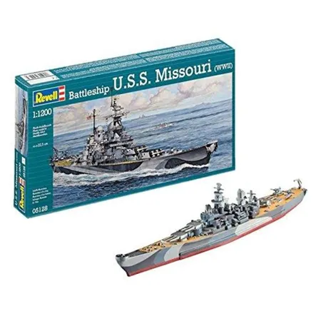 Revell Modellbausatz Kampfschiff U.S.S. Missouri (WWII) 1:1200
