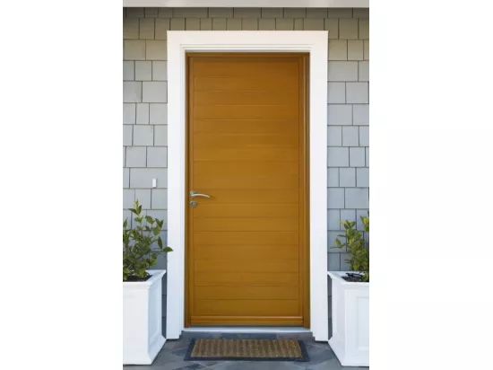 Porte D'Entrée Bois Pleine, Laura, H,215Xl,90 P, Droit Côtes Tableau