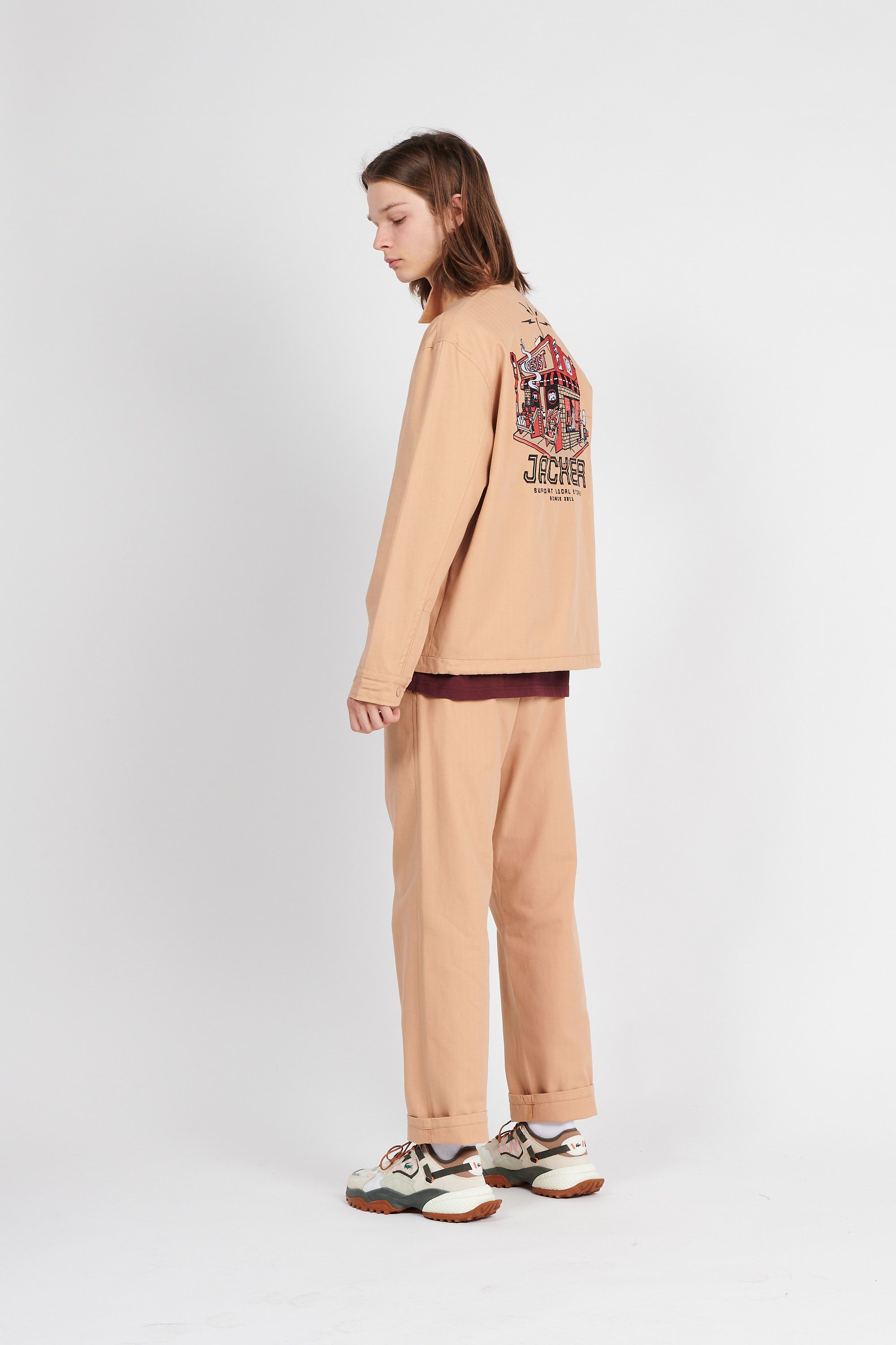 JACKER Veste LIQUOR STORE Beige