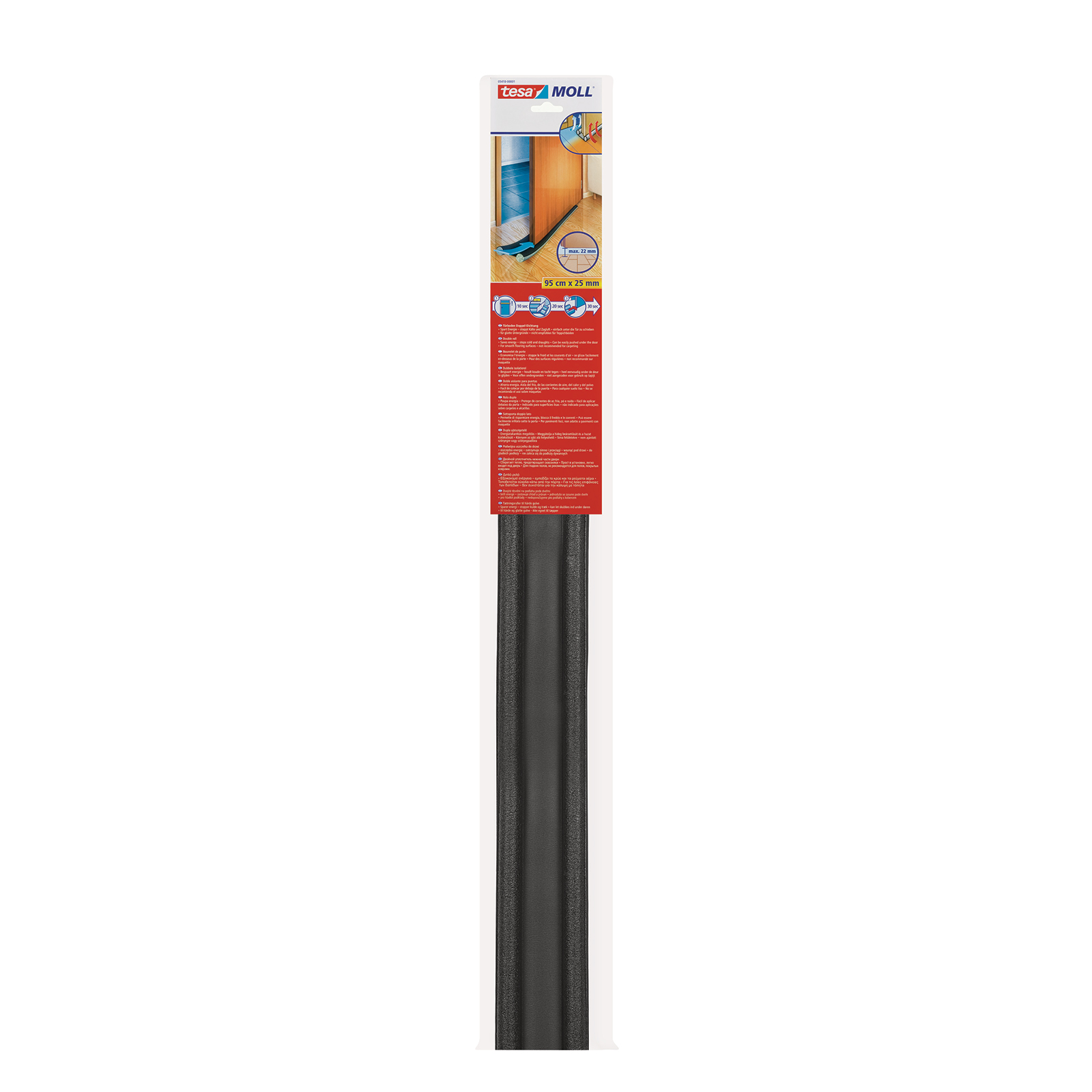 tesa Moll Türbodendoppeldichtung - anthrazit - 95 cm
