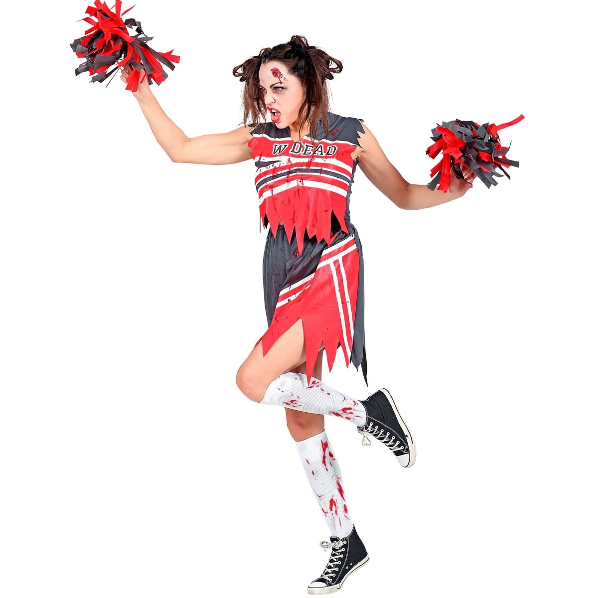 Halloween Jurk Dames Zombie Cheerleader