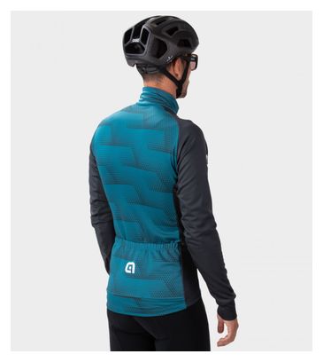 Veste Manches Longues Alé Sharp Noir/Bleu Pétrole