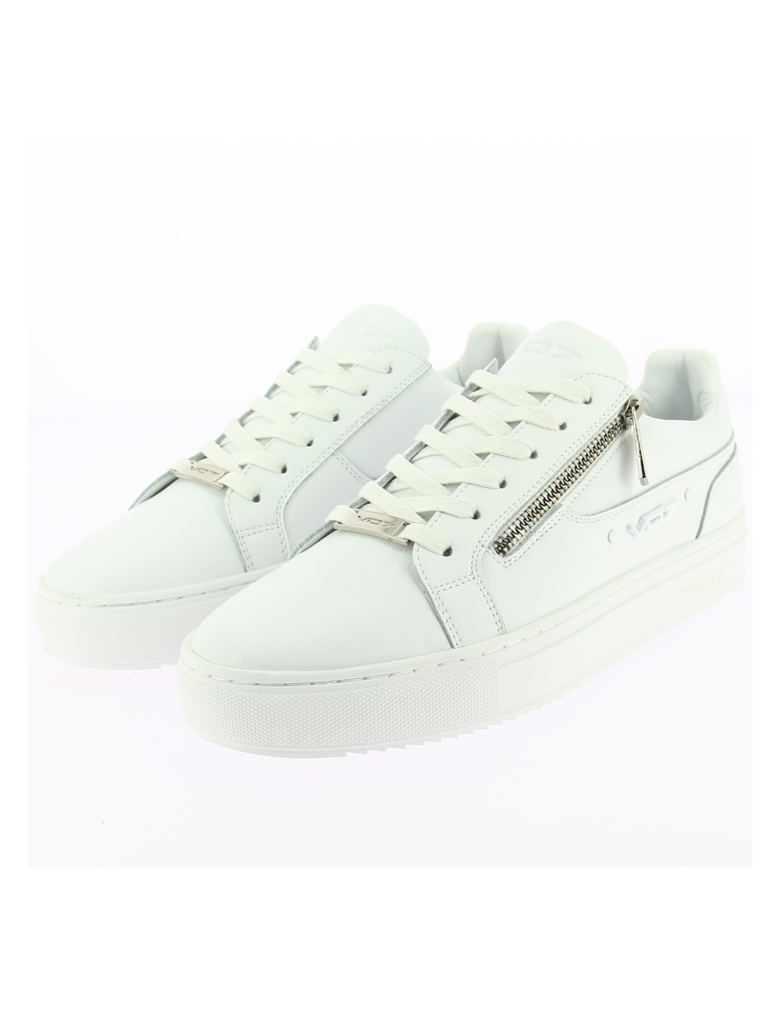 v07 baskets de ville homme roma white cuir blanc