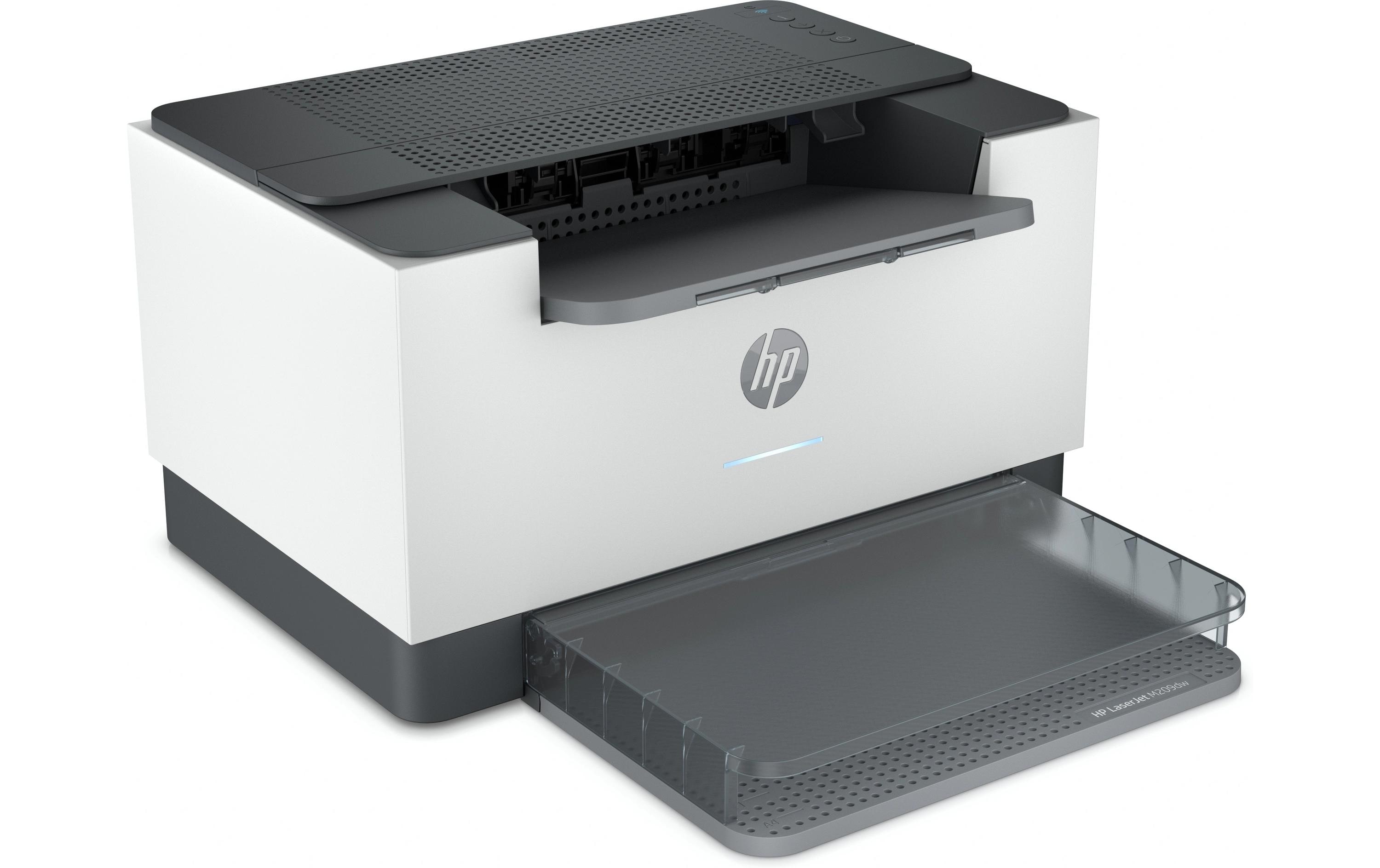 Drucker LaserJet M209dw<br>LAN- und WLAN-fähiger Schwarzweiss-Laserdrucker mit Duplexeinheit