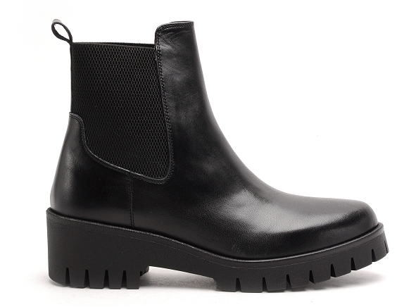 Myma boots bottine plates femme 5832 noir
