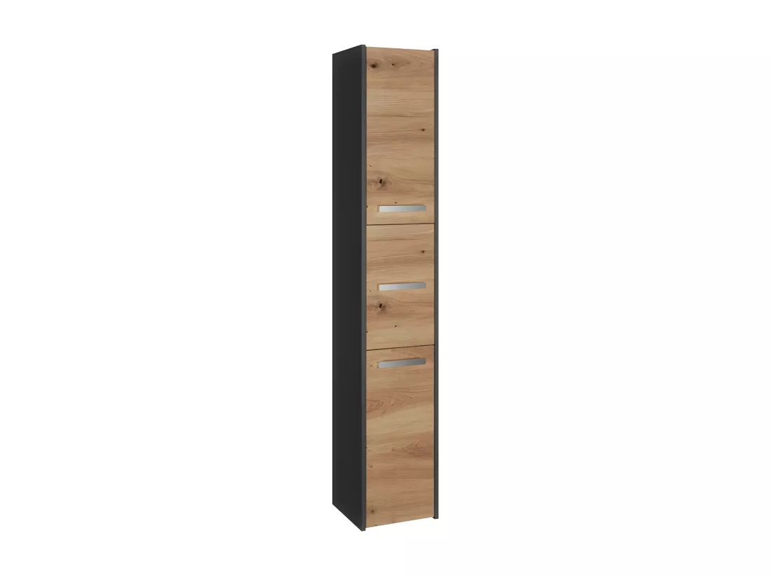 VERONA - Armoire de salle de bains - 170x30x30 cm - Meuble colonne de rangement SDB