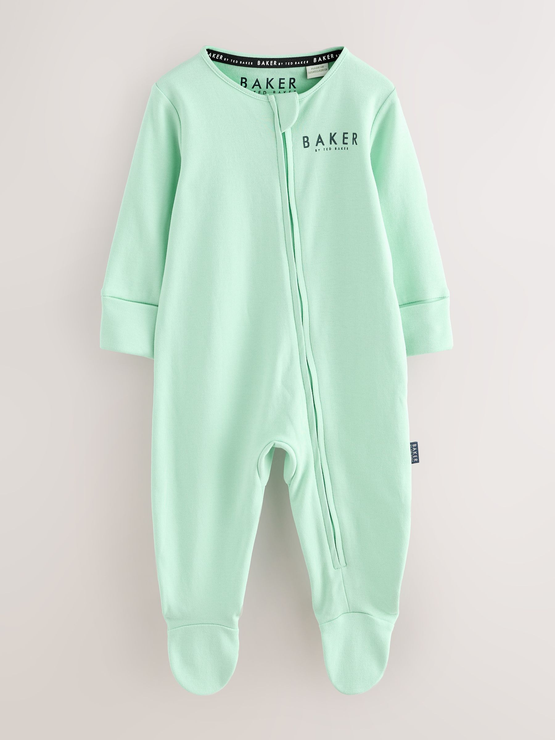 Blauw/Groen - Baker by Ted Baker 3 Pack Sleepsuits