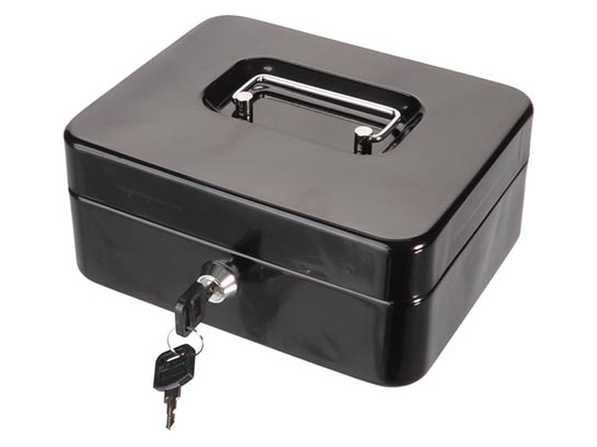 Perel BG70021 geldkistje met 2 sleutels