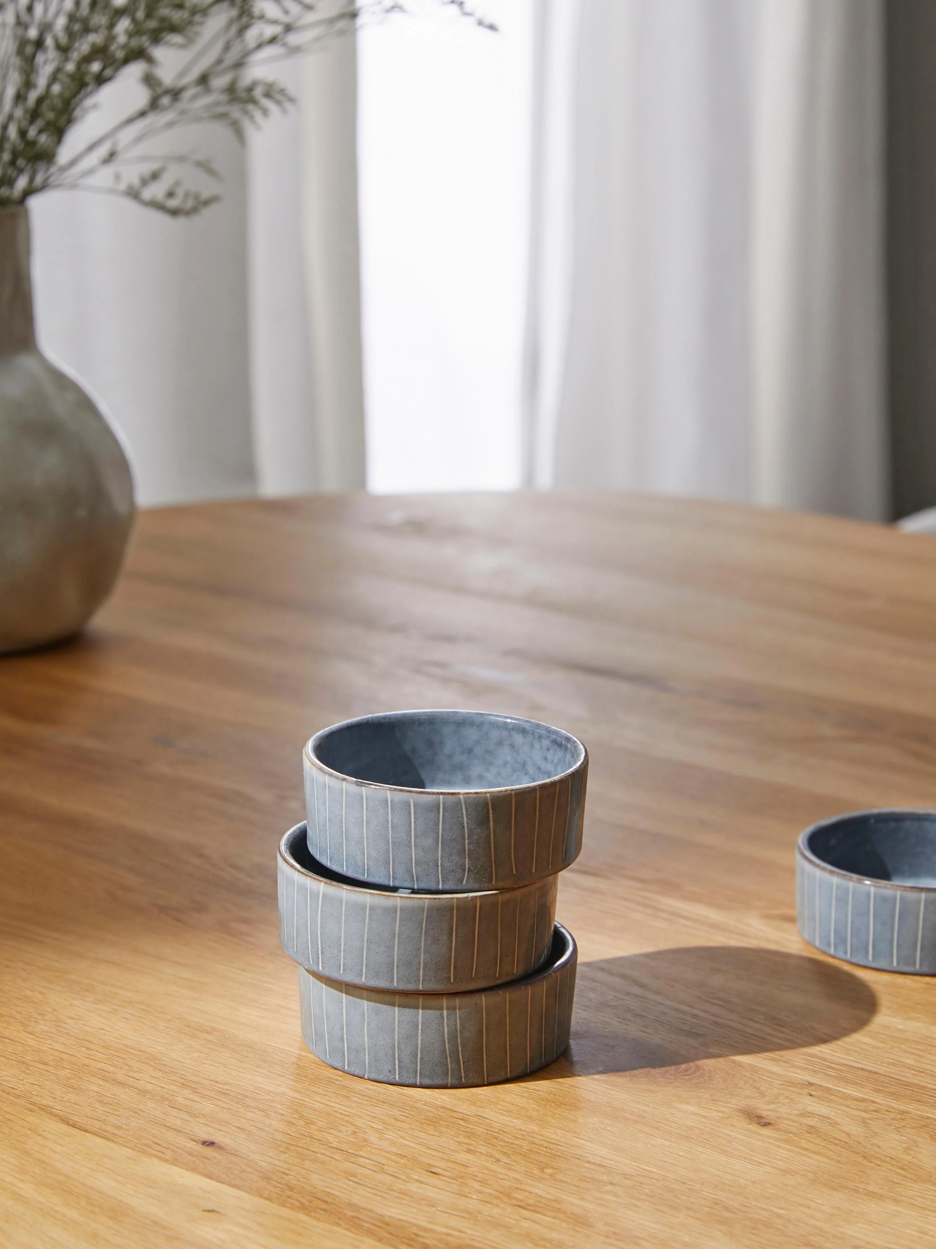 Handgemaakte dipschalen Nordic Sea, 4 stuks