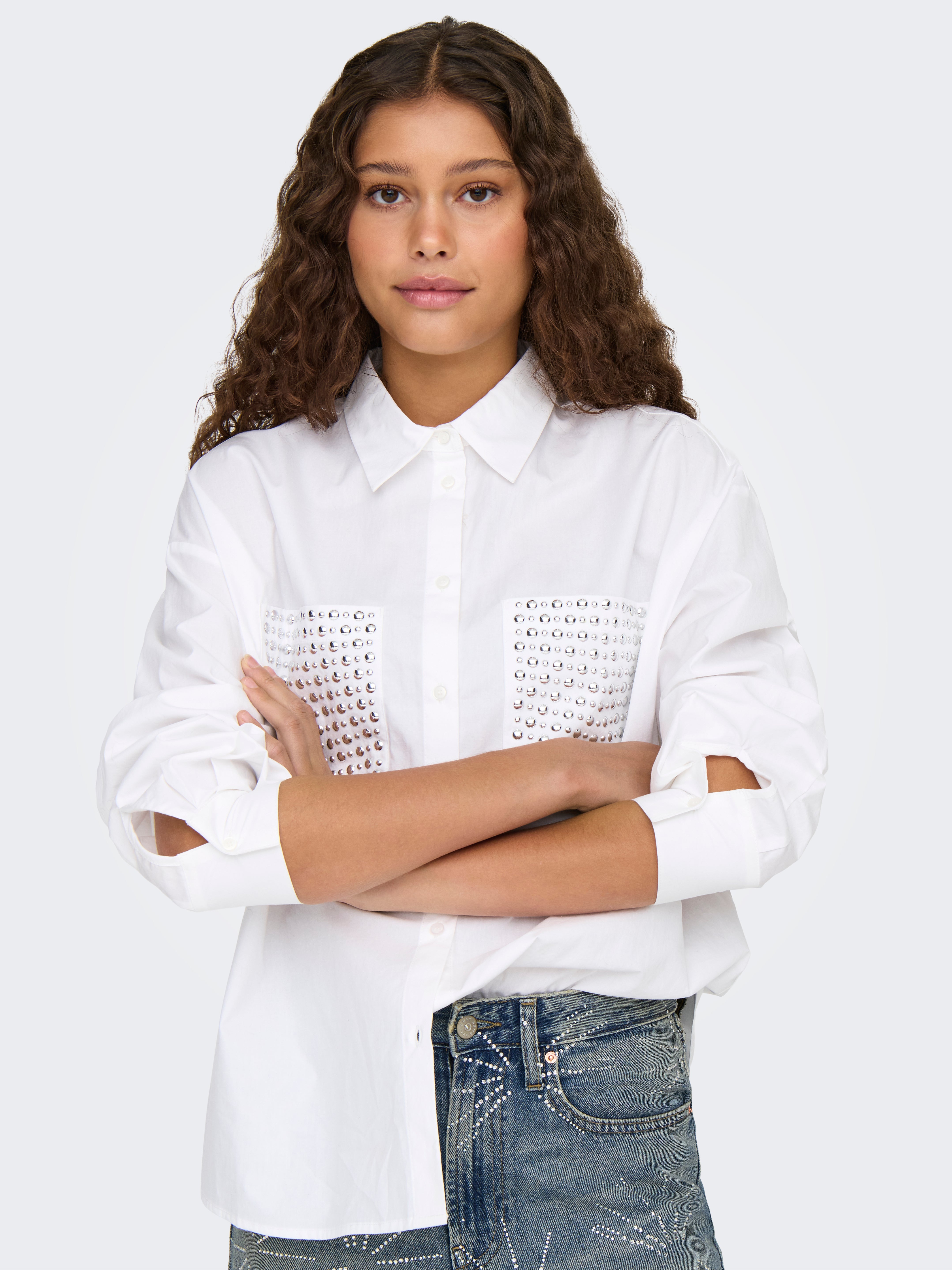 ONLGITHA Hemd Bright White