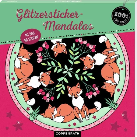 Coppenrath Verlag Glitzersticker-Mandalas (100% s.g.)