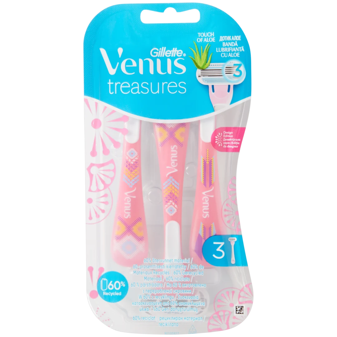 Gillette Venus scheermesjes Treasures 3 stuks