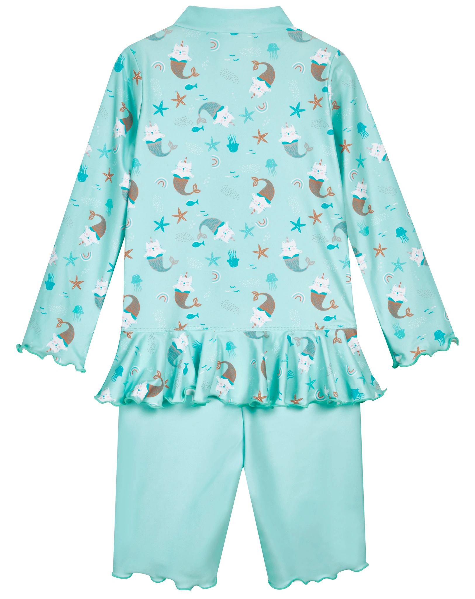 Schwimmanzug EINHORNMEERKATZE in mint