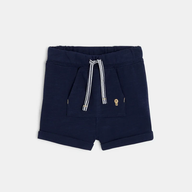 Short molleton bleu bébé garçon Bleu