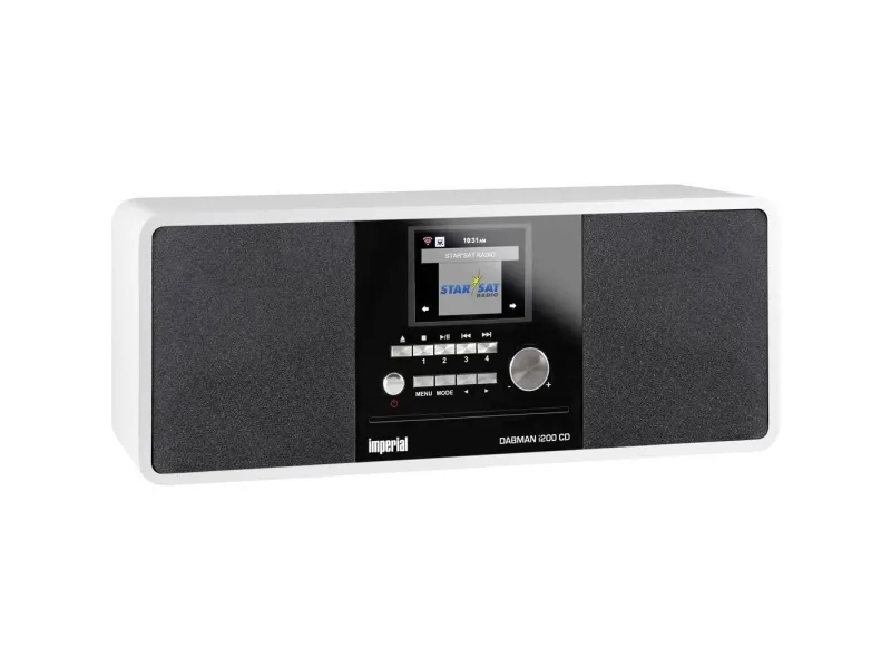 Imperial DABMAN i200 CD, Digital, DAB , FM, UKW, Afspiller, CD, 20 W, 7,62 cm (3